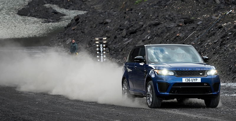 I love the idea of a starting tree set up in the middle of this craggy wasteland. (Photo Credit: Land Rover)